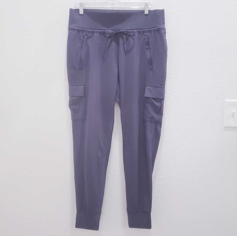 Athleta Chelsea Utility Gray Joggers Size 10